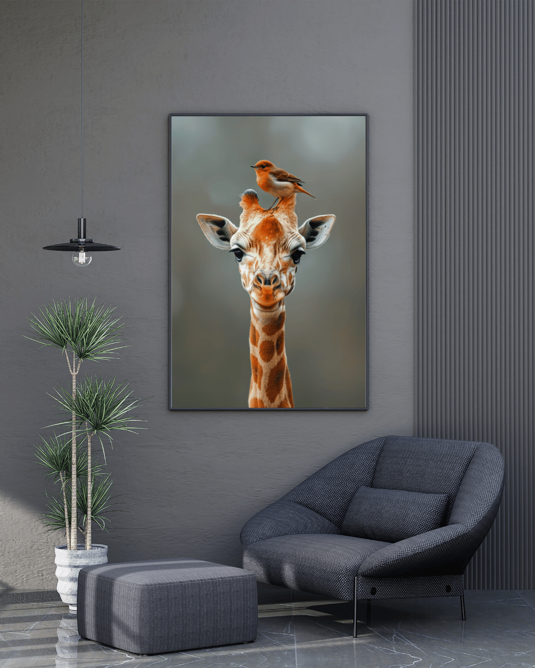 "Wild Companions – A Gentle Moment Between Two Species"
