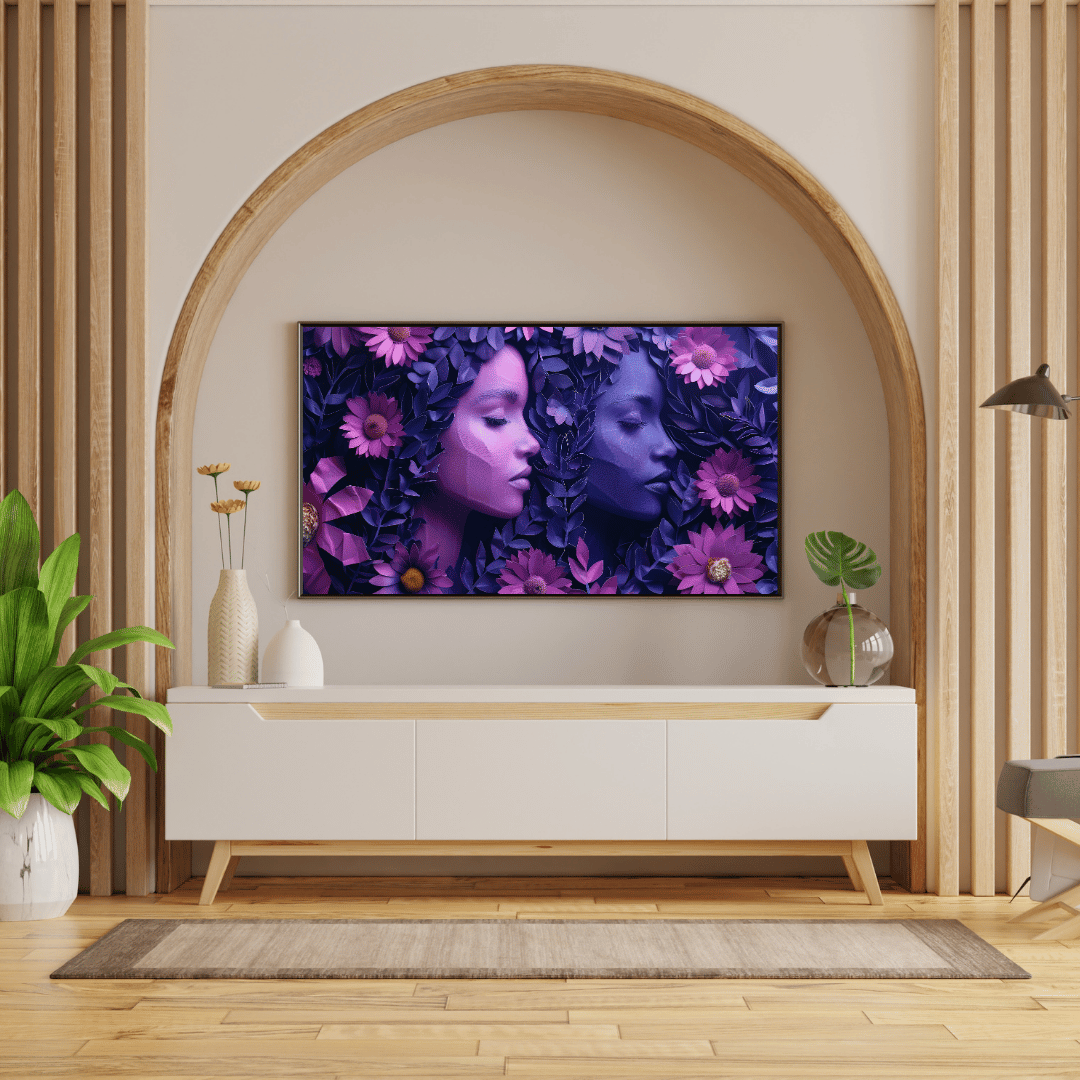 "Dual Bloom" – A Celebration of Feminine Harmony
