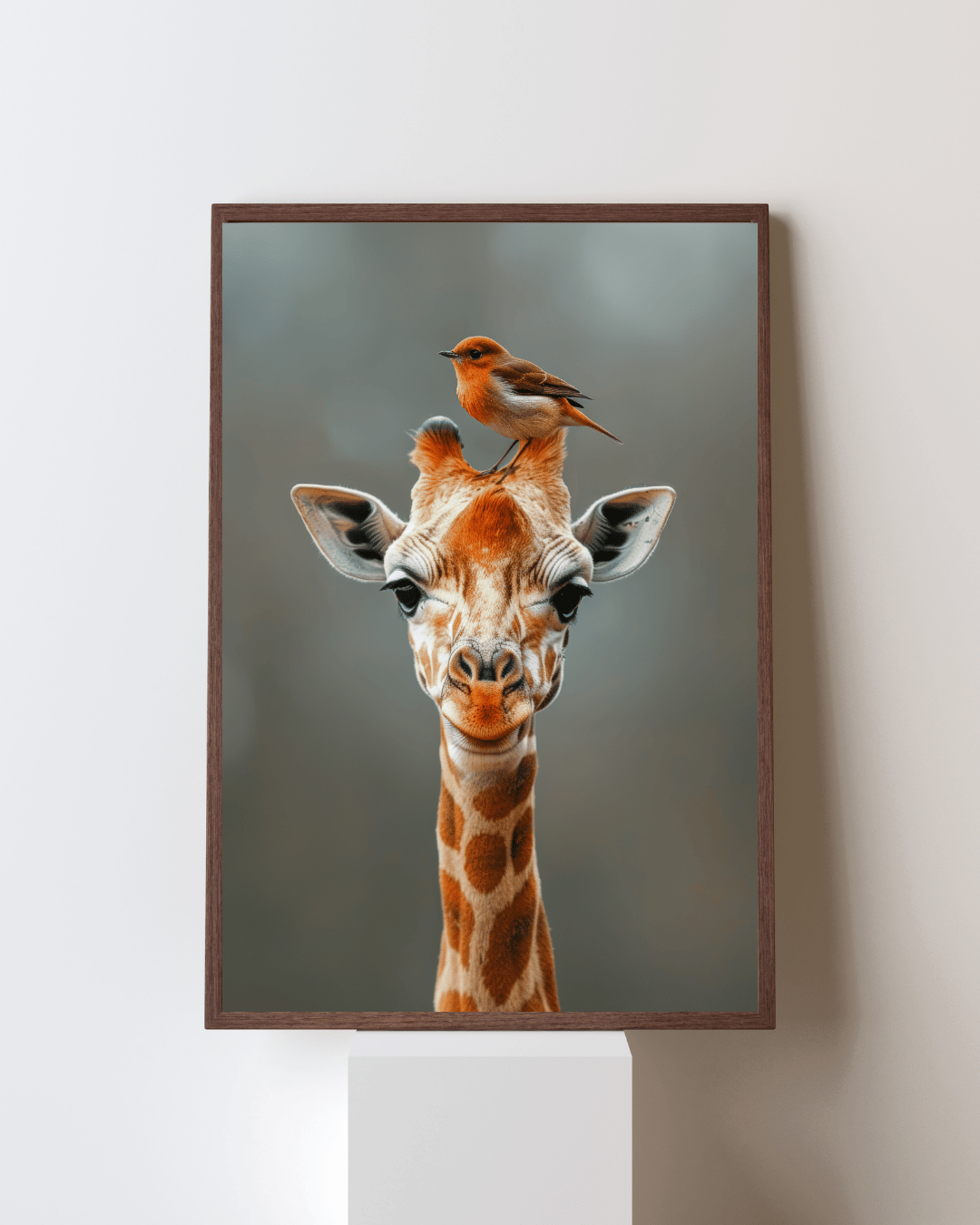 "Wild Companions – A Gentle Moment Between Two Species"