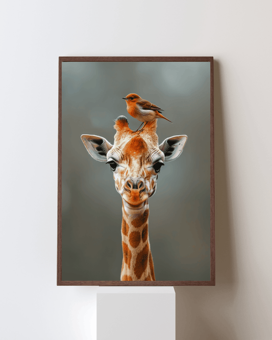"Wild Companions – A Gentle Moment Between Two Species"