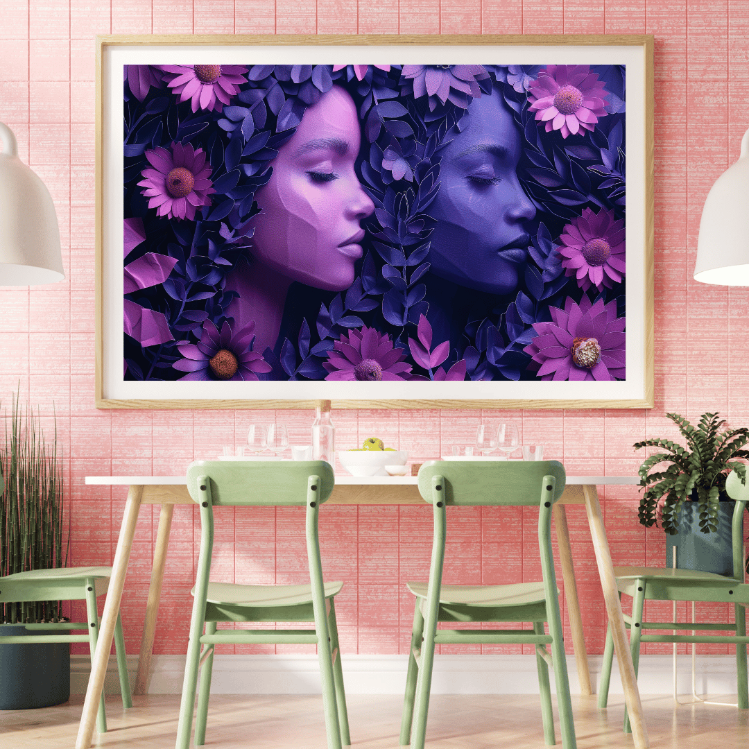 "Dual Bloom" – A Celebration of Feminine Harmony