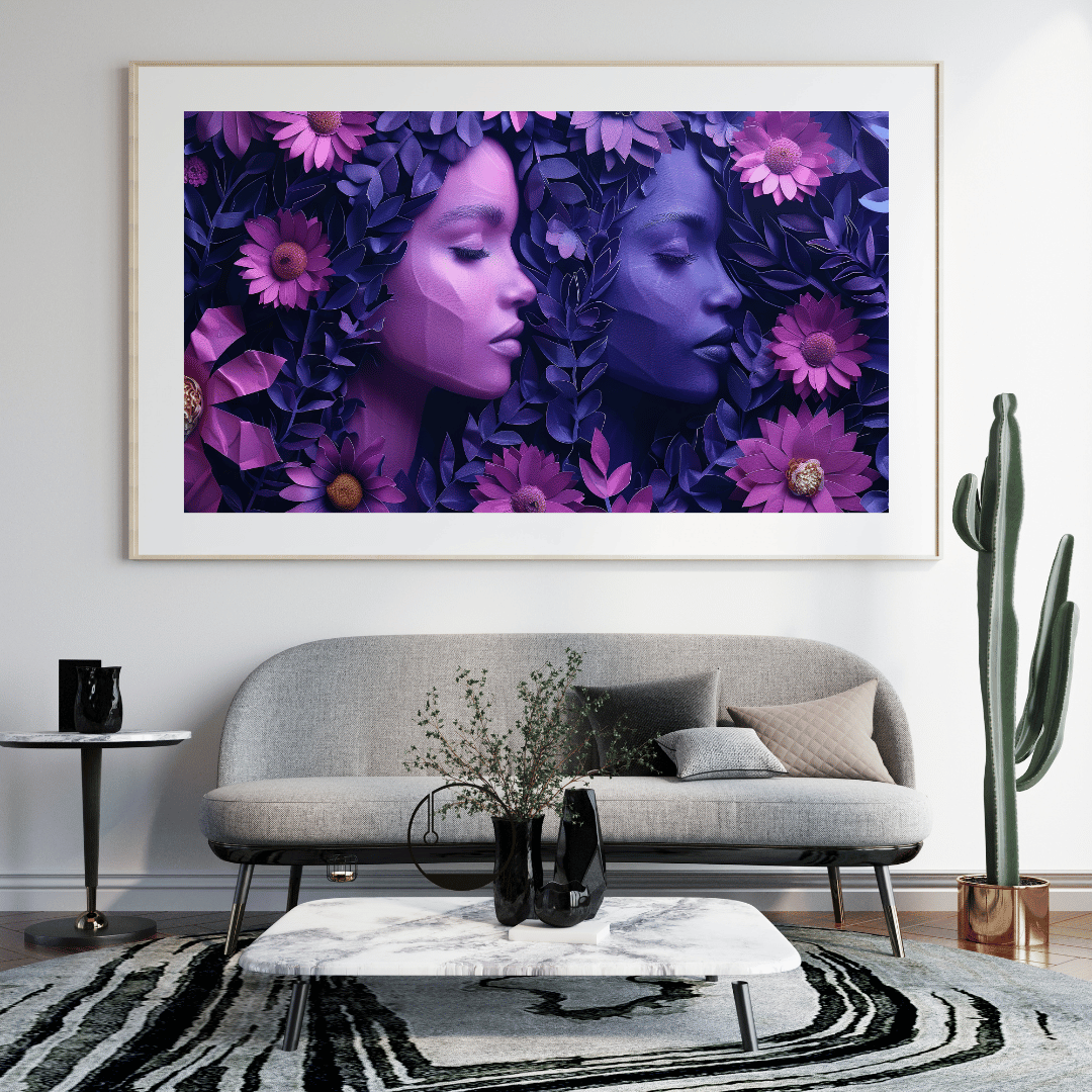 "Dual Bloom" – A Celebration of Feminine Harmony