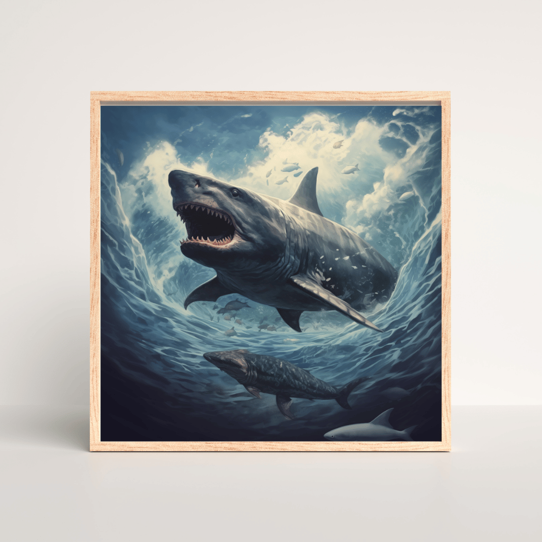 "Giant Shark – Inspiring Ocean Wall Art"