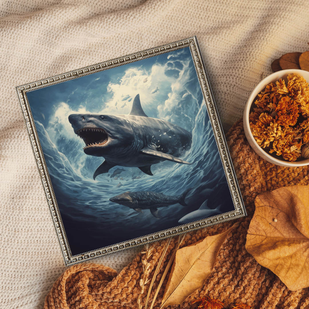 "Giant Shark – Inspiring Ocean Wall Art"