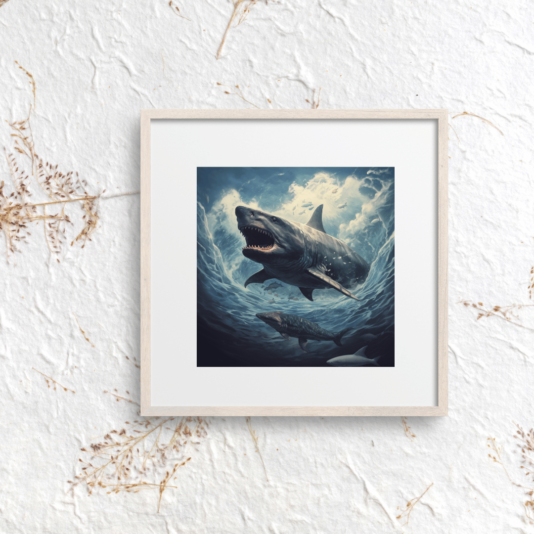 "Giant Shark – Inspiring Ocean Wall Art"